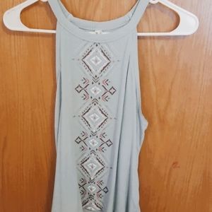Light Blue/green tank top